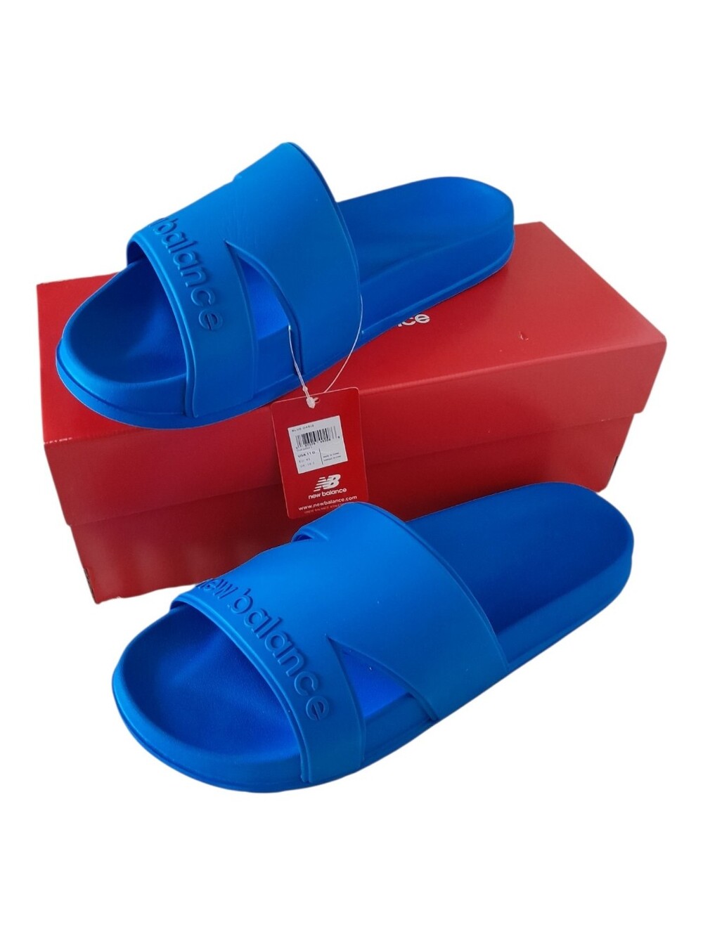 New Balance 200 N Men Slide Sandals Blue Oasis Men 11 D NIB